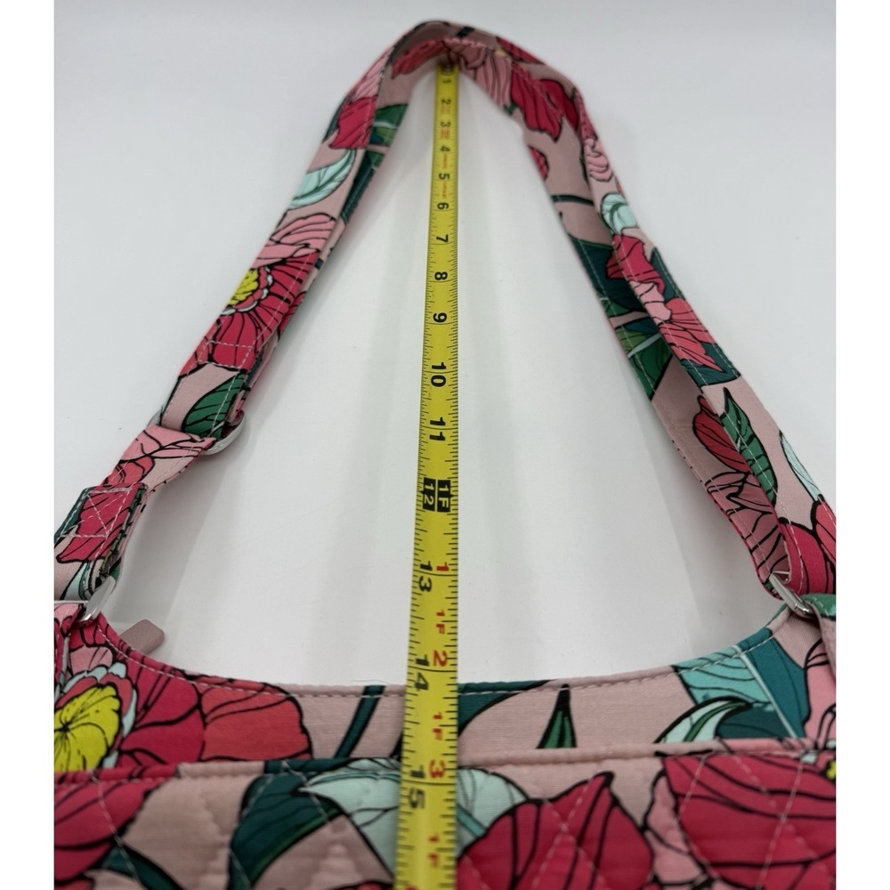 Vera‎ Bradley Quilted Floral Crossbody Shoulder Bag Pink Adjustable Strap NWT - Picture 9 of 14